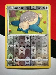 Snorlax 206/264 Fusion Strike REVERSE Holo Pokémon PACK FRESH - Picture 1 of 2