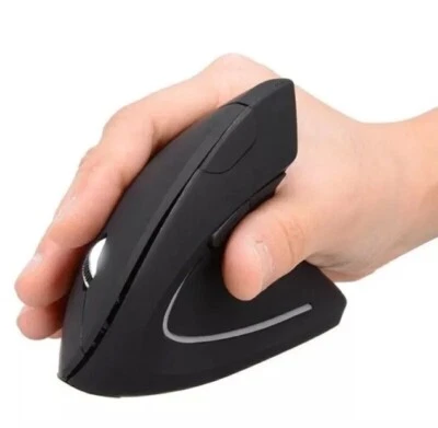 Ergonomic Optical 2.4G Wireless Vertical Mouse 1600 DPI 5 Buttons USB Receiver - Image 1 of 4
