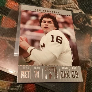2007 Topps TX Exclusive Football Jim Plunkett Silver /49 🔥🏈🔥 - Bild 1 von 6