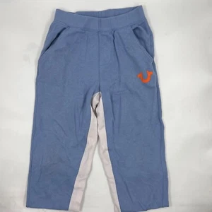 True Religion Boys Sweatpants Size S Blue White Cotton Stretch Skinny Leg Youth - Picture 1 of 8
