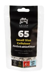 65 KAILAR Aktivkohlefilter Slim weiß 5,9mm Filter Pfeifenfilter Kohlefilter - Bild 1 von 1