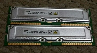 Samsung 512MB (256MB x 2) MR16R1628AFO-CK8 800-45 RAM Computer Memory Module  - Image 1 of 3