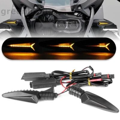 Luz indicadora de flujo de señal de giro LED para motocicleta apta para F800GS R1200GS K1200R Foto 1 de 4