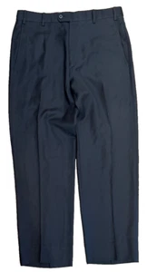Zanella for Nordstrom 100 % Wolle dunkelbraun vorne flach in Italien hergestellt Hosen 32 x 28 - Bild 1 von 8