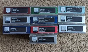 HALFORDS 3 & 2 Pen Stone Chip Scratch Repair Kits for Renault, Various Colours! - Picture 1 of 12