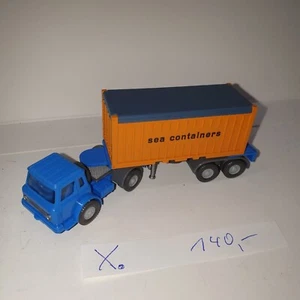 Wiking Lkw Werbemodell IHC "Sea Containers", Sattelauflieger, verglast - Bild 1 von 3