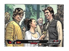 2013 Topps Star Wars Illustrated: A New Hope #100 Yavin Ceremony  (Mint)