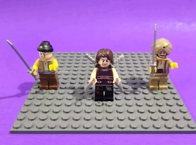 Lego Lote De 3 Minifiguras Príncipe De Persia Sheik Amar Avestruz Jockey Dastan Foto 1 de 4