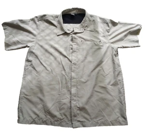 Billabong Men's Extra Large Zip Pocket Embroidered Logo Grey Casual Shirt - Picture 1 of 10
