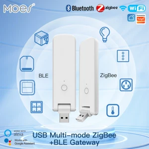 MOES Smart WiFi USB Multimodo ZigBee Bluetooth SIG Tuya Hub de puerta de enlace inalámbrico - Imagen 1 de 12
