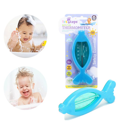 1PC 1st Steps Fish Shape Baby Bath Thermometer Test Check Water Temperature • 7.99$