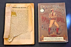*Original* 1900 Spalding's Baseball Guide mit Reprint Copy - Bild 1 von 13