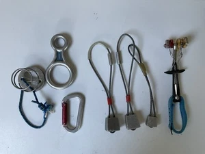 Rock Climbing Equipment Wall Nuts Carabiner Descender etc **READ DESCRIPTION ** - Picture 1 of 24