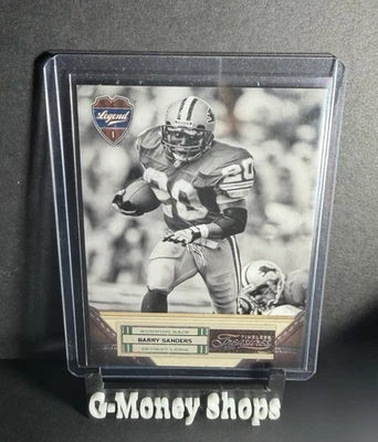 2011 Panini Timeless Treasures Legend Silver /99 Barry Sanders #101 HOF - Image 1 of 3