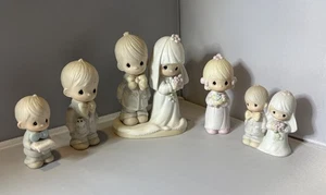 🌺Vintage Precious Moments Hochzeit Lot Figuren von 1979 & 1983 (Lot von 5) EUC - Bild 1 von 24