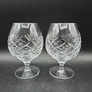 2 Vintage Royal Doulton Arden Brillantschliff Kristall Ballon Brandy Schnaps Gläser - Bild 1 von 8