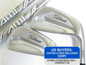 Titleist 620CB 5-pw Iron Set 6pcs S200-Flex AMT Tour White Steel Shaft - Picture 1 of 11