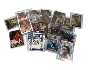 Football Sports Trading Cards Stickers Bundle Beckham Ronaldo Isak Rookie - Picture 1 of 3