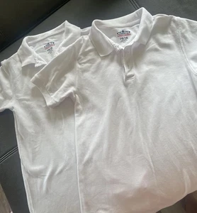 Uniform Lot Of 2 Size 14/16 White - Picture 1 of 2