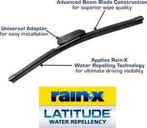 New 2PK Rain-X 26” Latitude2-In-1 Water Repellent Wiper Blades Fast Ship - Picture 1 of 6