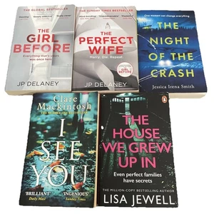 Crime Thriller Books Bundle X 5 Paperbacks Suspense Fiction Mixed Authors GAR - Imagen 1 de 18