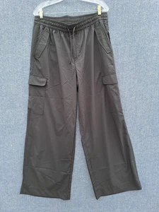 NWT Womens L Old Navy StretchTech Quick Dry Pull On Cargo Pants Lightweight Gray - Picture 1 of 10