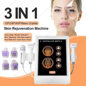 3 in 1 Portable Skin Tightening Gold Micr0need1e Machine Facial Beauty Machine - Foto 1 di 15