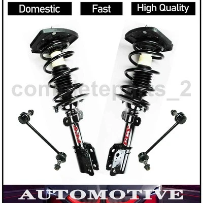 4 puntales y resortes de enlace de barra estabilizadora para Chevrolet Impala 2006-2011 Foto 1 de 4