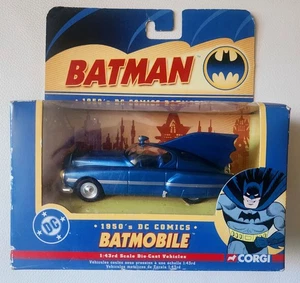 BATMAN 1950's DC COMICS BATMOBILE BMBV1 SCALE 1:43 DIE-CAST 2005 CORGI-NIB   - Picture 1 of 6