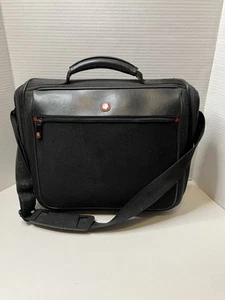 Wenger Swiss Army Laptop Computer Case Shoulder Bag Carry On Briefcase Black 15” - Picture 1 of 9
