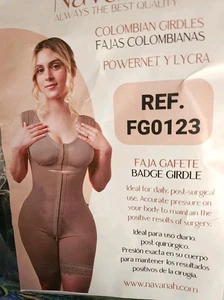 Navanah postoperativer Body Shaper hohe Kompression gerissene Shapewear FG0123 2XL - Bild 1 von 10