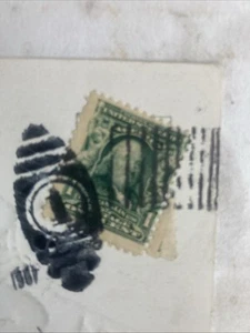 Vintage Post Card With 1902 1cent Stamp( Benjamin Franklin) - Picture 1 of 3