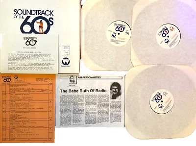 3/6/82 GARY OWENS 3 HR SOUNDTRACK OF 60's, SPECIAL FEATURES & RARE INTERVIEWS - Image 1 of 3