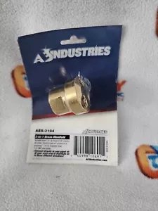 AES Industries AES-3104 3-in-1 Brass Air Manifold, 1/4 in FNPT - Picture 1 of 5
