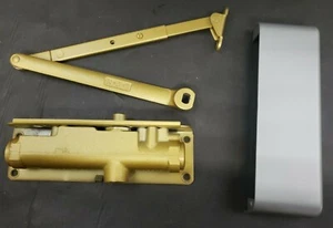 LCN Smoothee 4033 Door Closer Regular Arm Left Handed, Brass - Picture 1 of 6