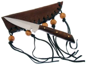 12 pack lot Western Style Patch Trade Fixed Blade 5.75" Knife w/ Sheath 203296 - Picture 1 of 1