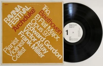 Ravinia Festival Beethoven "Archduke" Trio vinyl LP NM Gordon Aitay Miller - Image 1 of 2