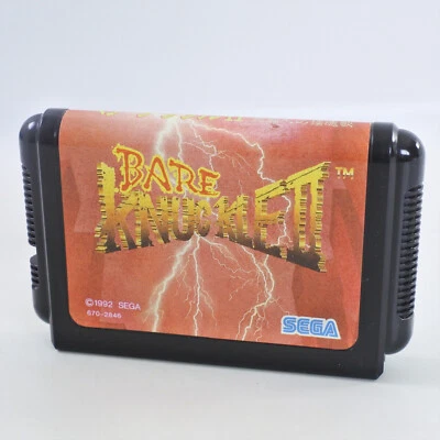 Mega Drive BARE KNUCKLE II 2 Cartridge Only Sega 2301 mdc - Image 1 of 4