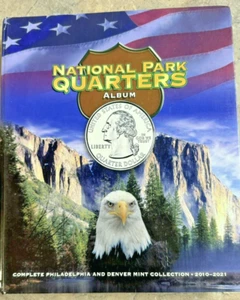 National Park Quarters Album P&D Mints Whitman 2882 Collection - WITH COINS!!!! - Picture 1 of 11