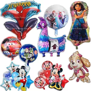 Birthday Party Foil Balloons Latex Balloons TV Character Balloons for Boys Girls - Picture 1 of 29