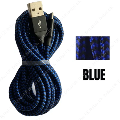 3Pack Heavy Duty 10Ft Fast Charging Cord For iPhone 12 11 Pro XR 8 Charger Cable - Image 1 of 4