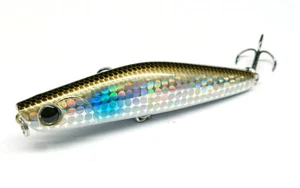 Bass Pollack Sinking pencil lure 80mm 18g Slow Pitch shallow long cast - Picture 1 of 30