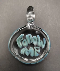 "Follow Me" Glass Pendant - (Subconscious Design) Handmade in USA - Picture 1 of 6