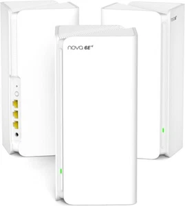 Tenda Nova Mesh Wi-Fi 6E AXE5700 (MX21 Pro), 6G Band - 5,700ft- 2 NODES - Picture 1 of 3