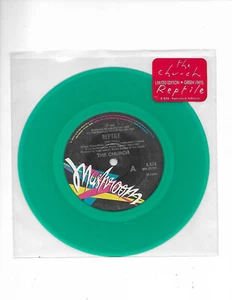 The Church-Reptile/Texas Moon *Australia Pressing *Green Vinyl 7"* RARE *1988* - Imagen 1 de 2
