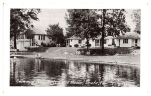 Postcard White Border Swimming Pond Pennsylvania - Picture 1 of 2