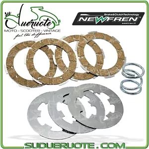 FRIZIONE KIT A 4 DISCHI MOLLA VESPA 50 SPECIAL N L R 90 APE PK 125 PRIMAVERA ET3 - Foto 1 di 3