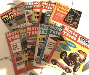 1954 54 Motor Trend Full Year! Chevrolet Pontiac Dodge Olds Ford Plymouth Buick - Picture 1 of 12