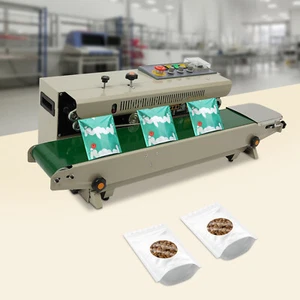 Automatic Continuous Heat Bag Sealing Machine Commercial Band Sealer Heat Sealer - Picture 1 of 18