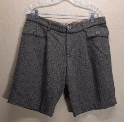 Dolce & Gabbana D&G Brown Wool Blend Woman Bermuda Shorts Size 32/46 - Image 1 of 4